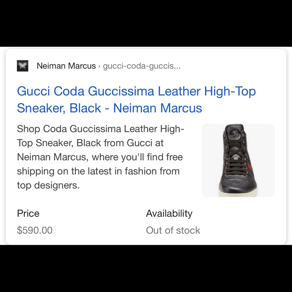 Men’s Gucci Guccissima Coda size 43, Almost New